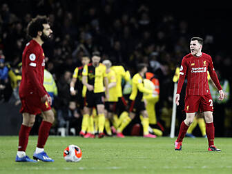 Liverpool's unbeaten run ends...